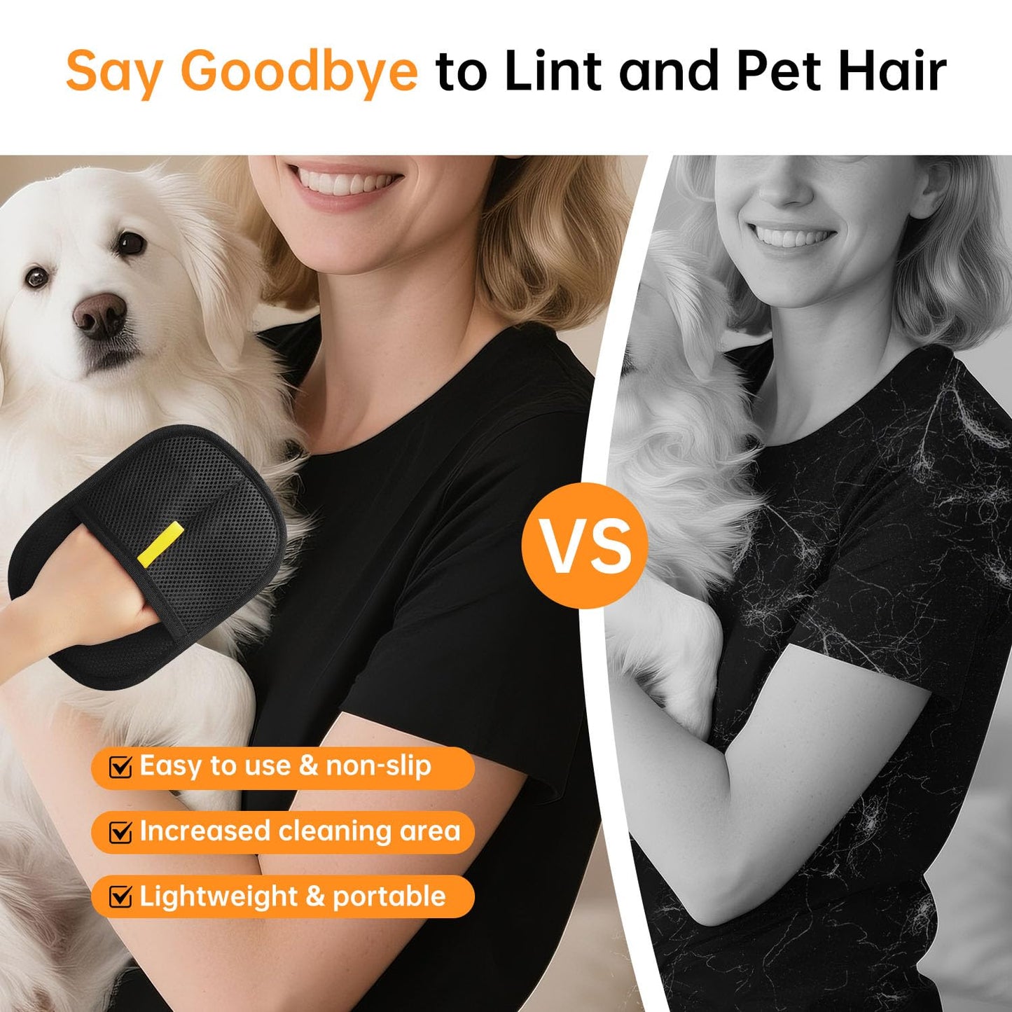 Premium Pet Hair Removal Gloves