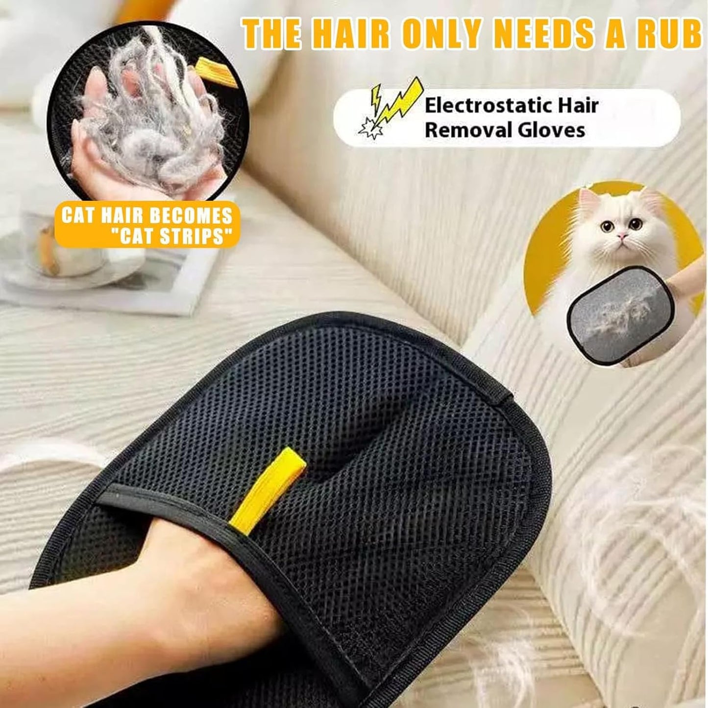 Premium Pet Hair Removal Gloves